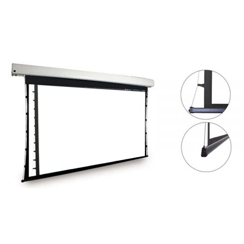 Unic Tab Tension Motorized Screen ( 6’ x 8’ ) 4:3 NTSC Format w/300mm